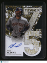 2026 Topps Jose Altuve 75 Years of Topps Die Cut Autographs Gold Foil #/50