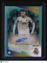 2020-21 Topps Chrome UEFA Champions League Federico Valverde Auto Aqua #/199