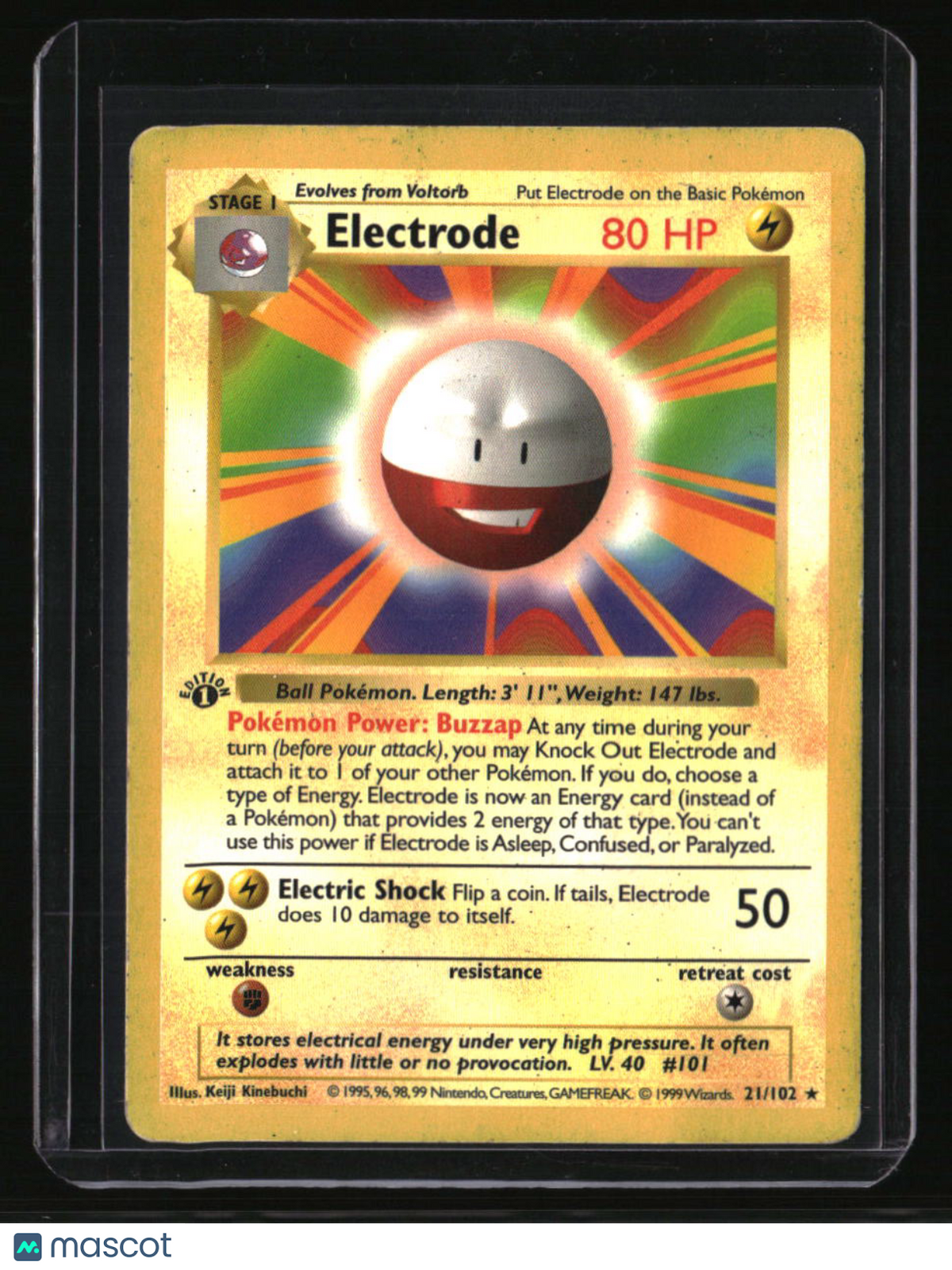 1st Edition Base Set (Shadowless) Electrode