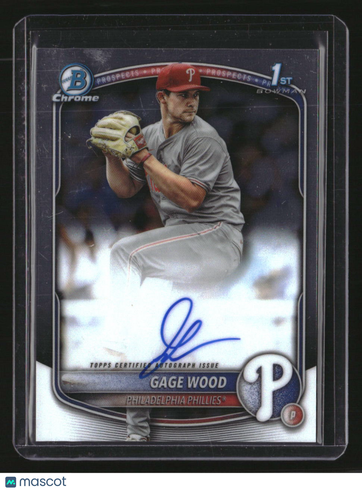 2025 Bowman Draft Gage Wood Chrome Prospect Autographs