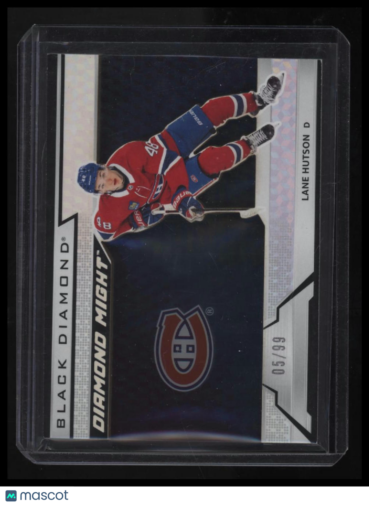 2024-25 Upper Deck Black Diamond Lane Hutson Diamond Might #/99