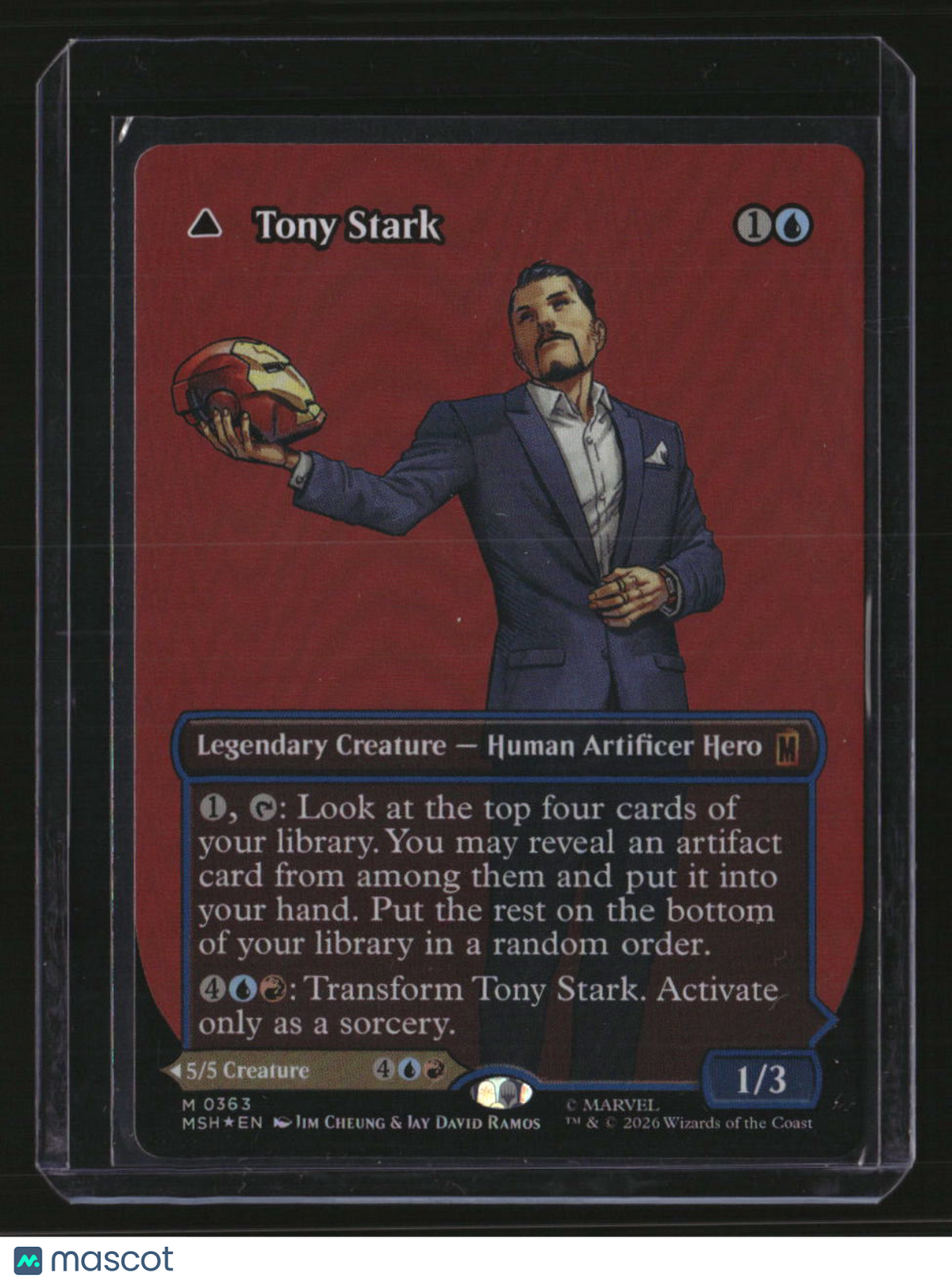 Marvel Super Heroes Tony Stark (Borderless) (0363) Foil
