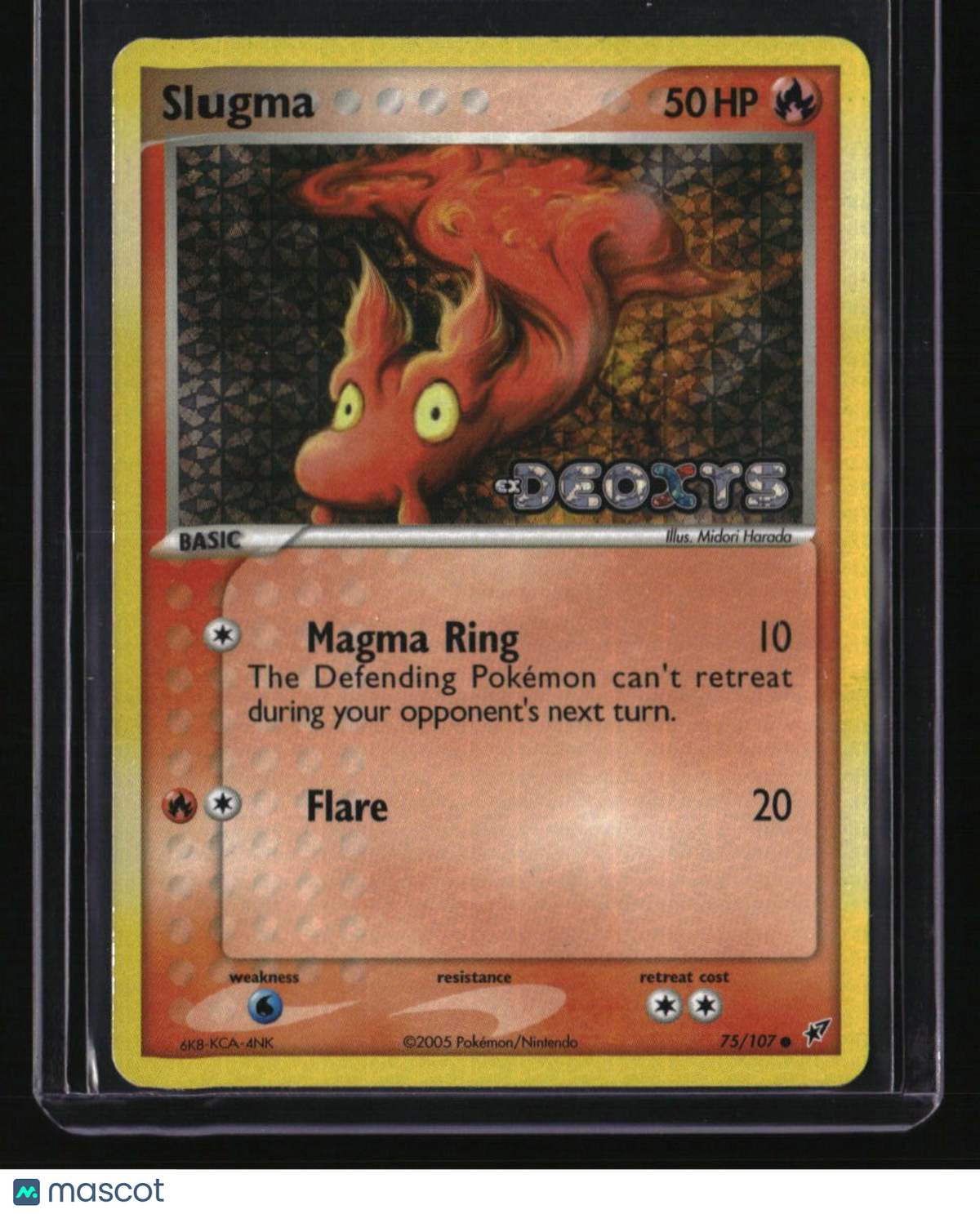 EX Deoxys Slugma Reverse Holo