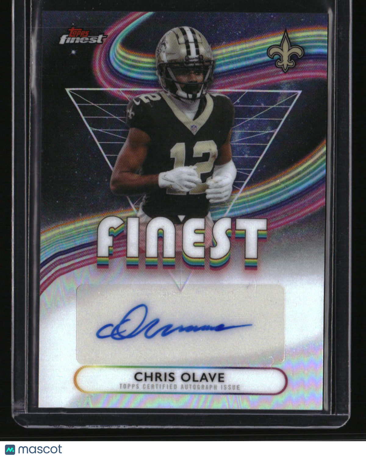 2025 Finest Chris Olave Finest Autographs Refractor