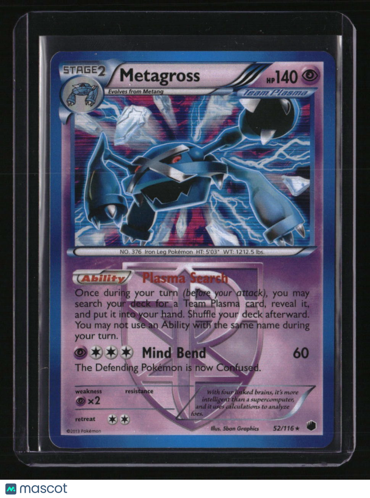 Plasma Freeze Metagross (Team Plasma)