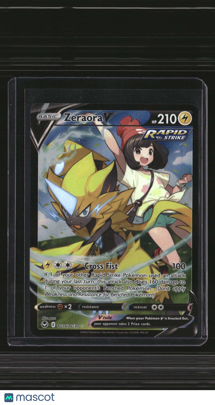 SWSH12: Silver Tempest Trainer Gallery Zeraora V