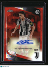 2025-26 Topps Chrome Sapphire UEFA Club Kenan Yildiz Auto Orange #/25