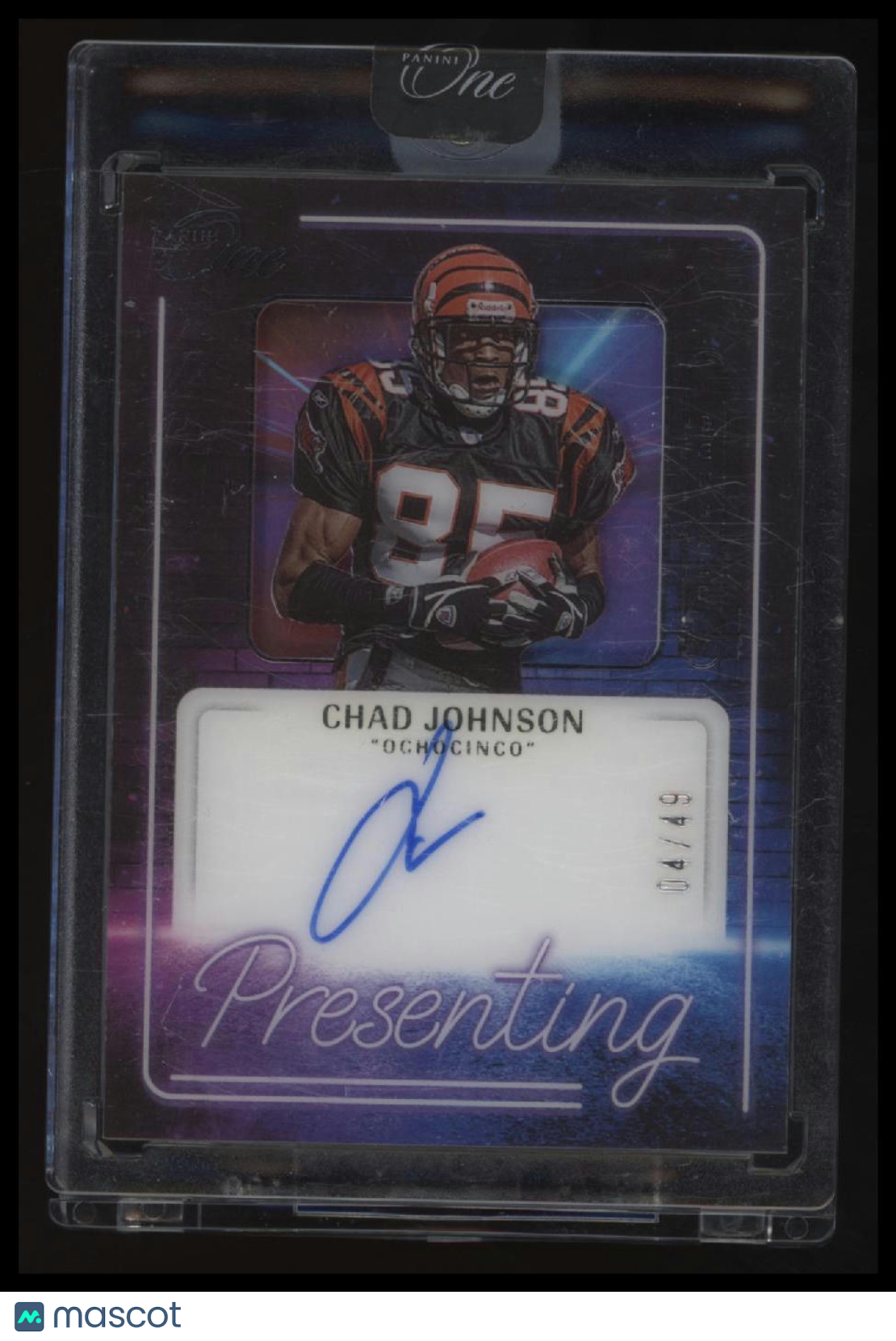 2022 Panini One Chad Johnson #/49 Autograph