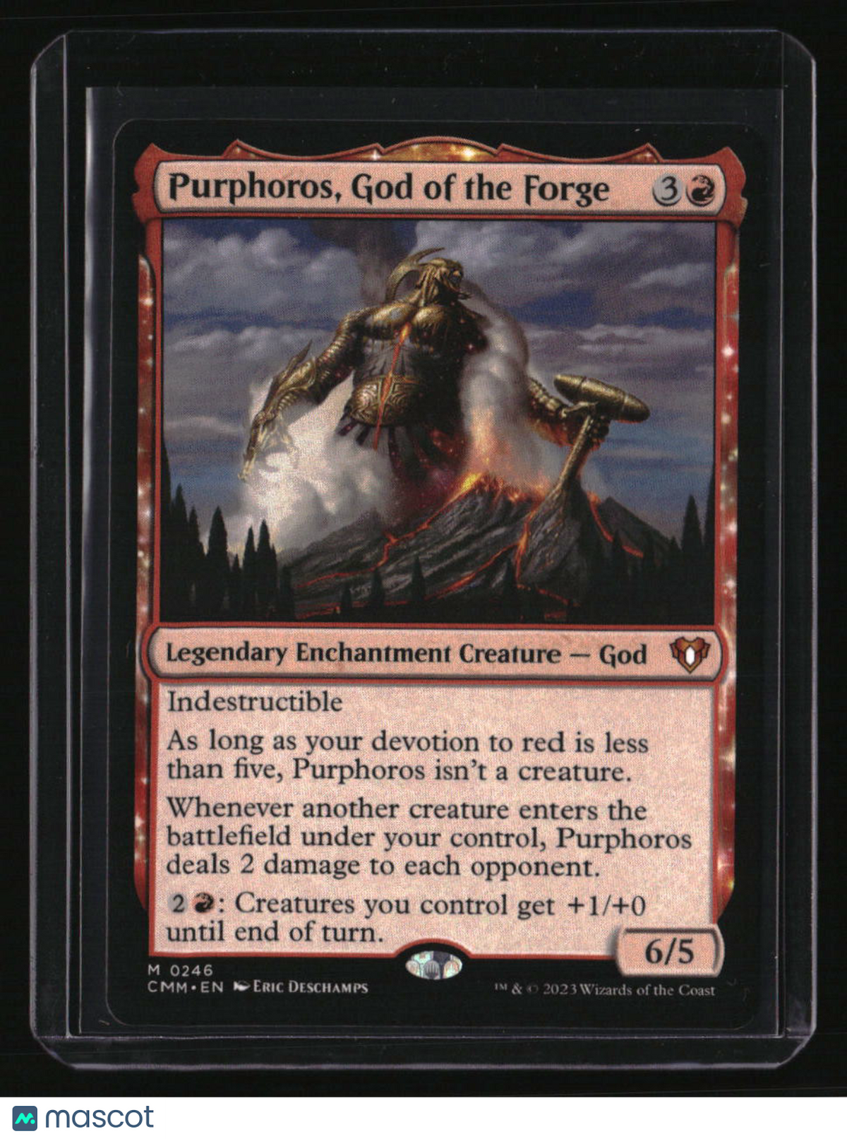 Commander Masters Purphoros, God of the Forge