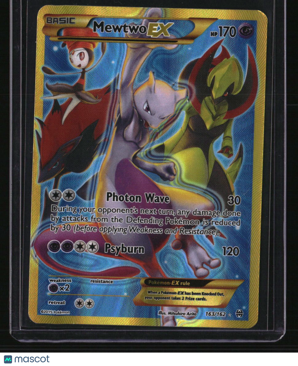 XY - BREAKthrough Mewtwo EX (163 Secret Full Art)