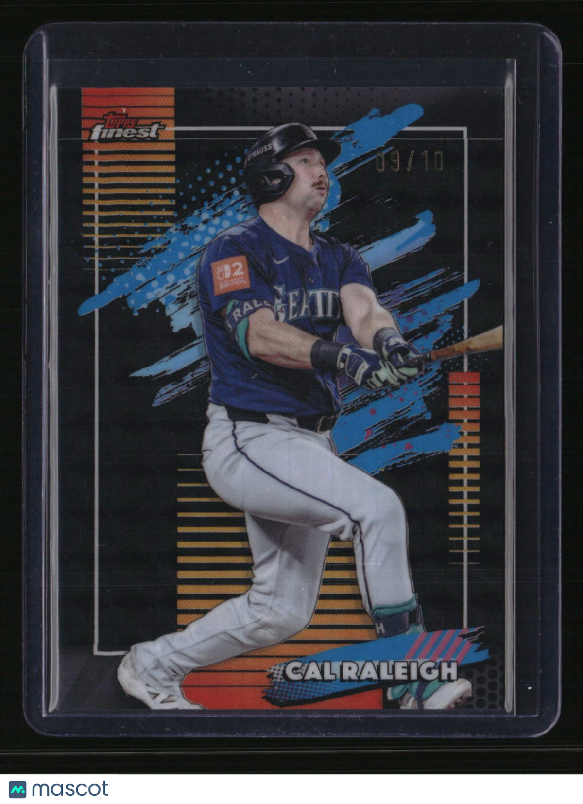 2026 Finest Cal Raleigh Black Geometric Refractors #/10
