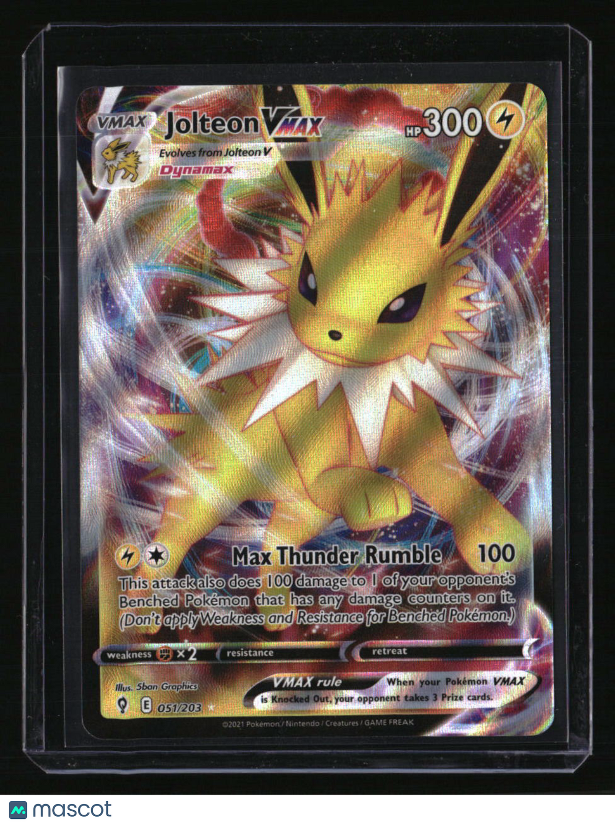 SWSH07: Evolving Skies Jolteon VMAX