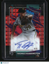2026 Finest Thomas Harrington Finest Autographs Red Geometric Refractors #/5
