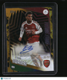 2025-26 Topps UEFA Club Competitions Ethan Nwaneri Future Stars Auto Gold #/50