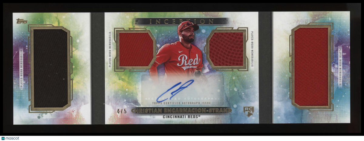 2024 Topps Inception Christian Encarnacion-Strand Rookie Patch Auto Booklet #/5