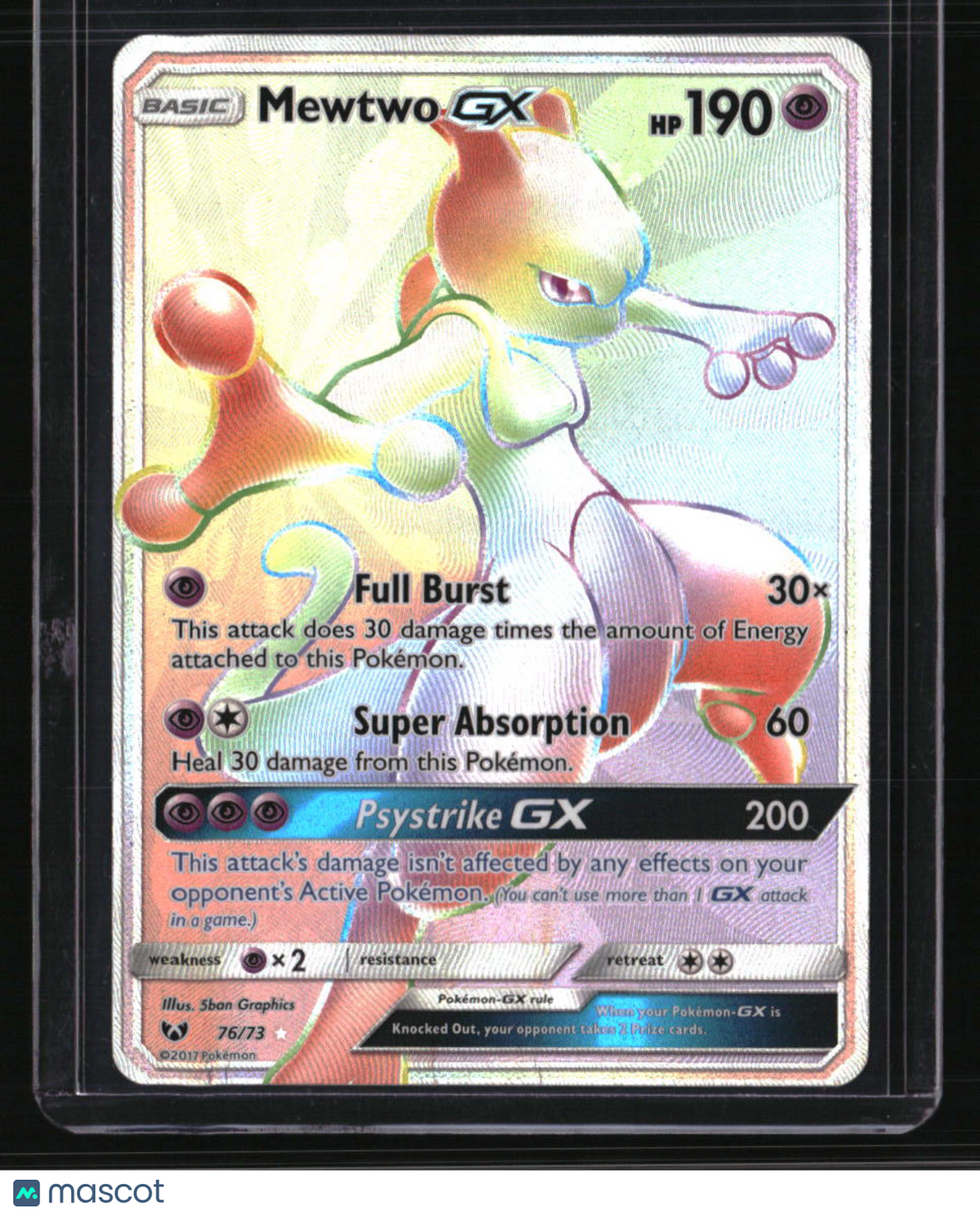 Shining Legends Mewtwo GX (Secret)