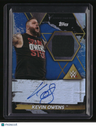 2021 Topps WWE Fully Loaded - Auto Metal Chair Relics Sapphire Kevin Owens #/25