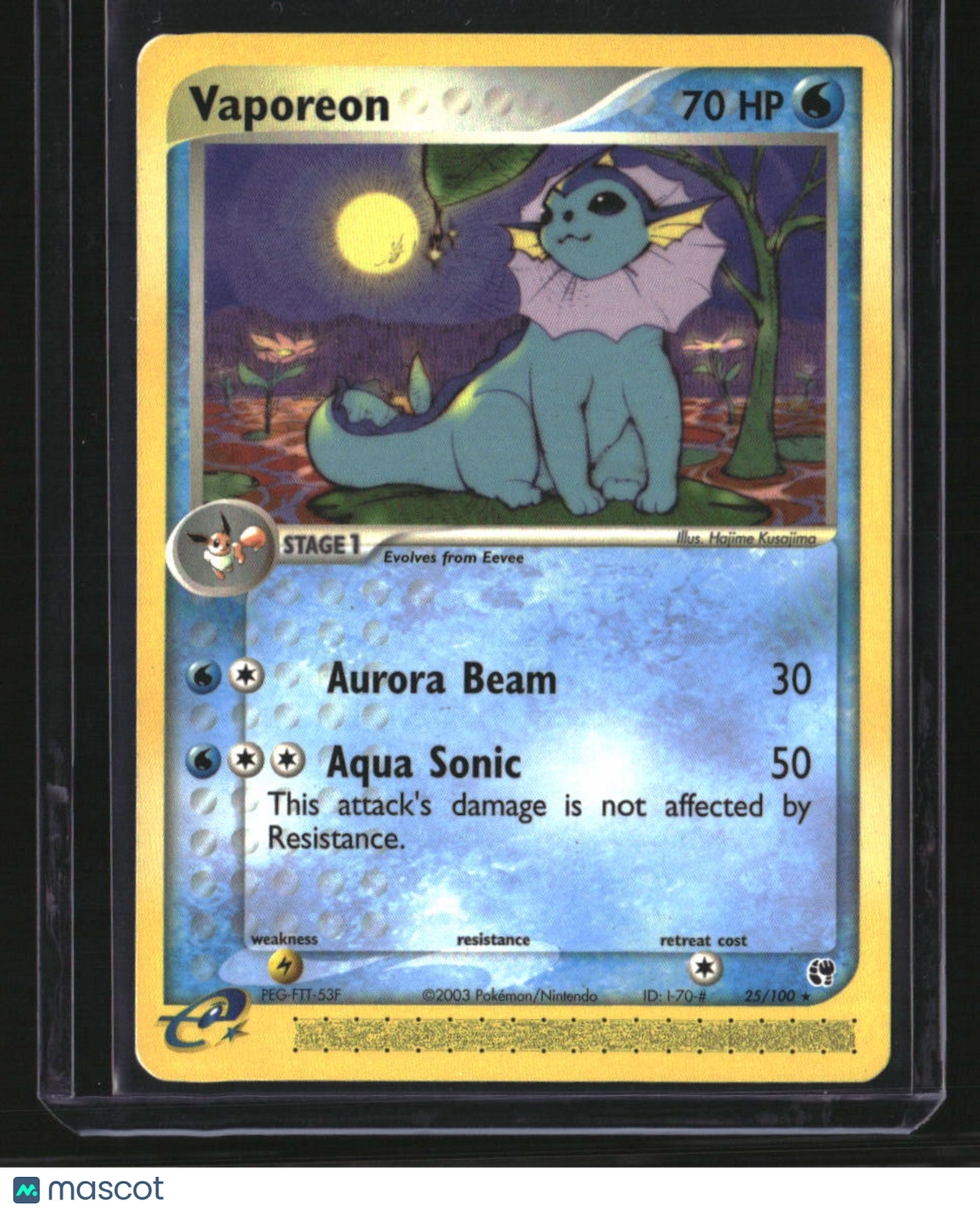 EX Sandstorm Vaporeon