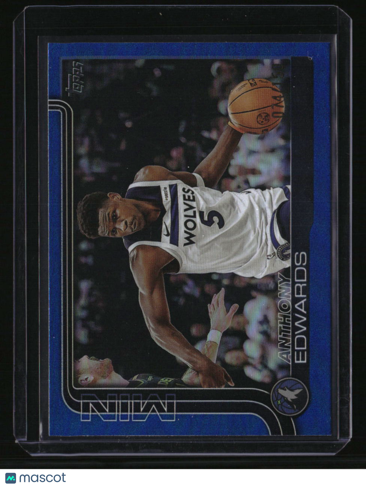 2025-26 Topps Anthony Edwards Blue Holo Foil #/150