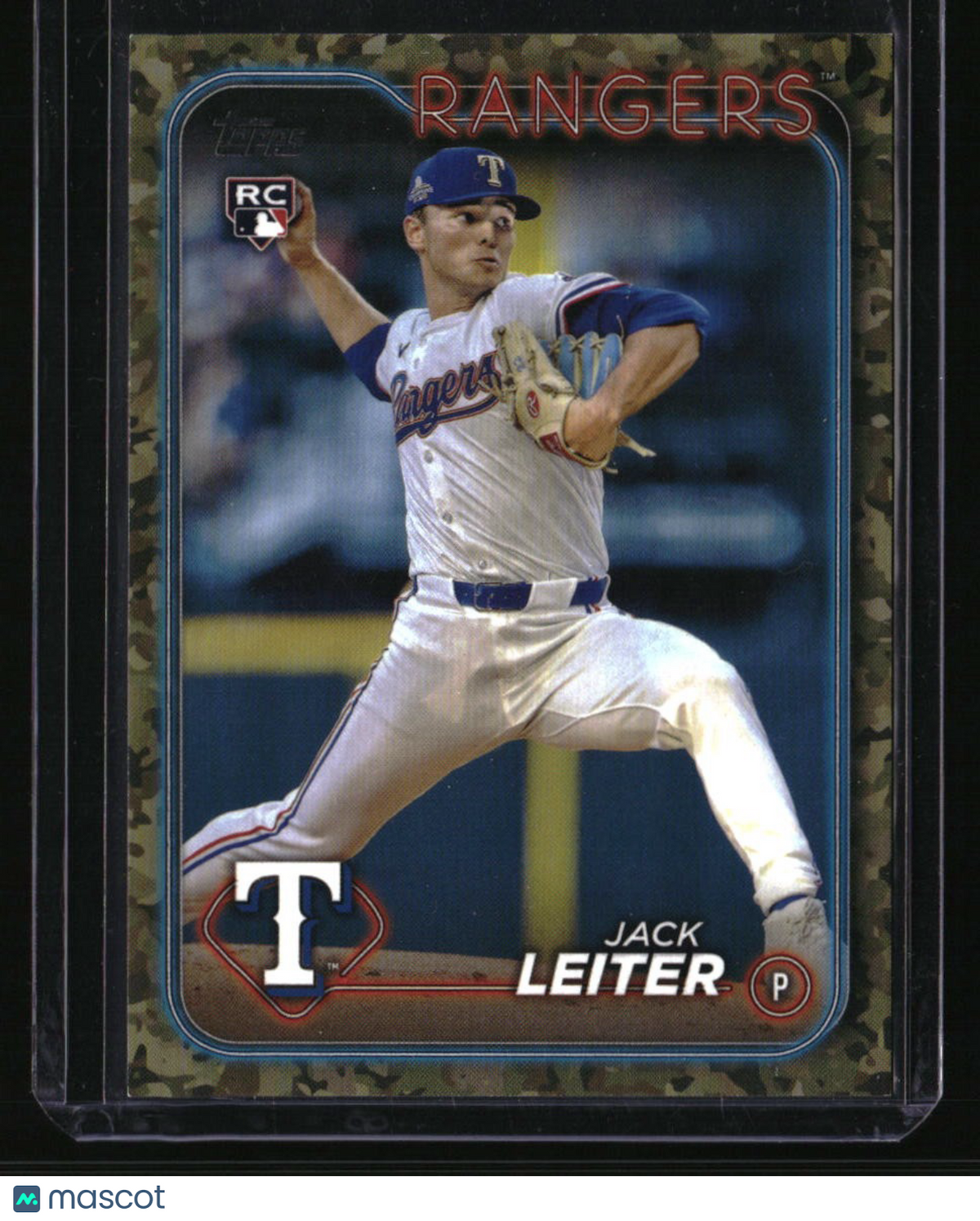 2024 Topps Update Jack Leiter Memorial Day Camo #/25