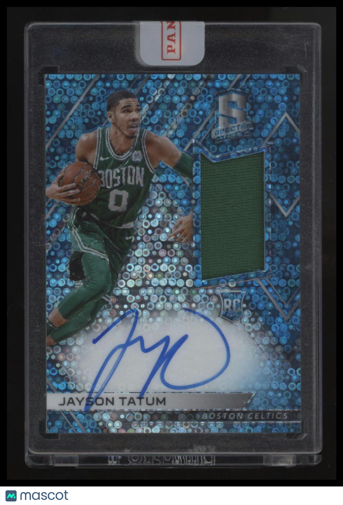 2017-18 Panini Spectra Jayson Tatum Neon Blue RPA #/99