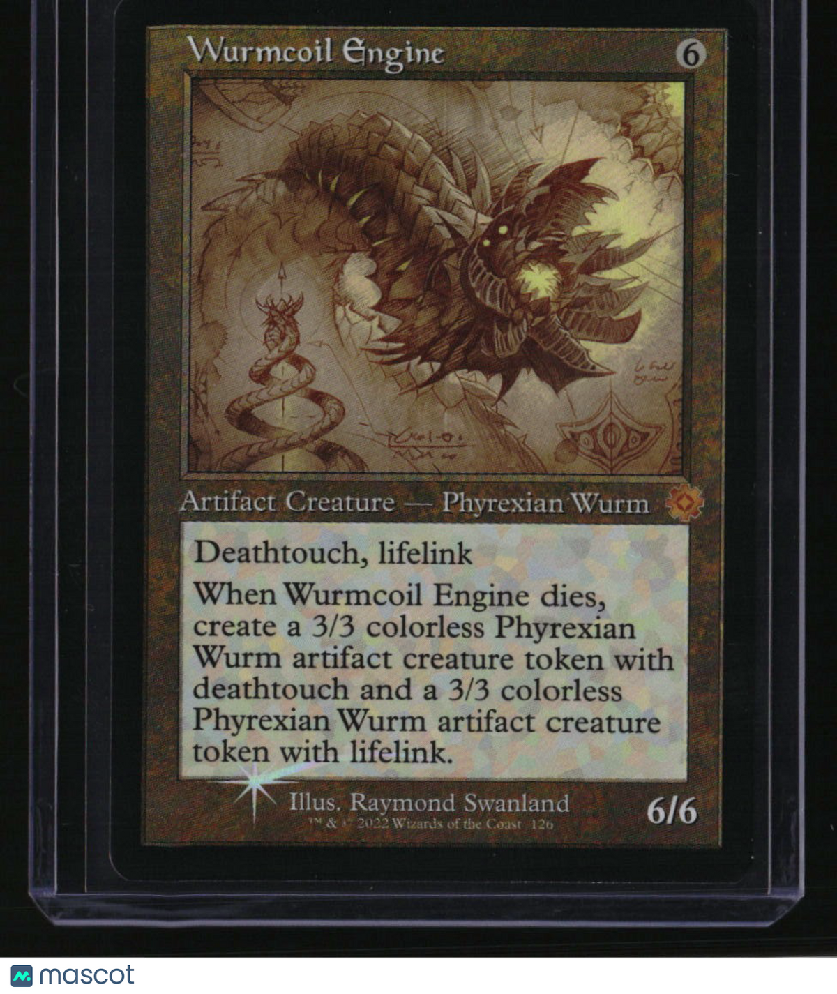 The Brothers' War: Retro Frame Artifacts Wurmcoil Engine (Schematic) Foil