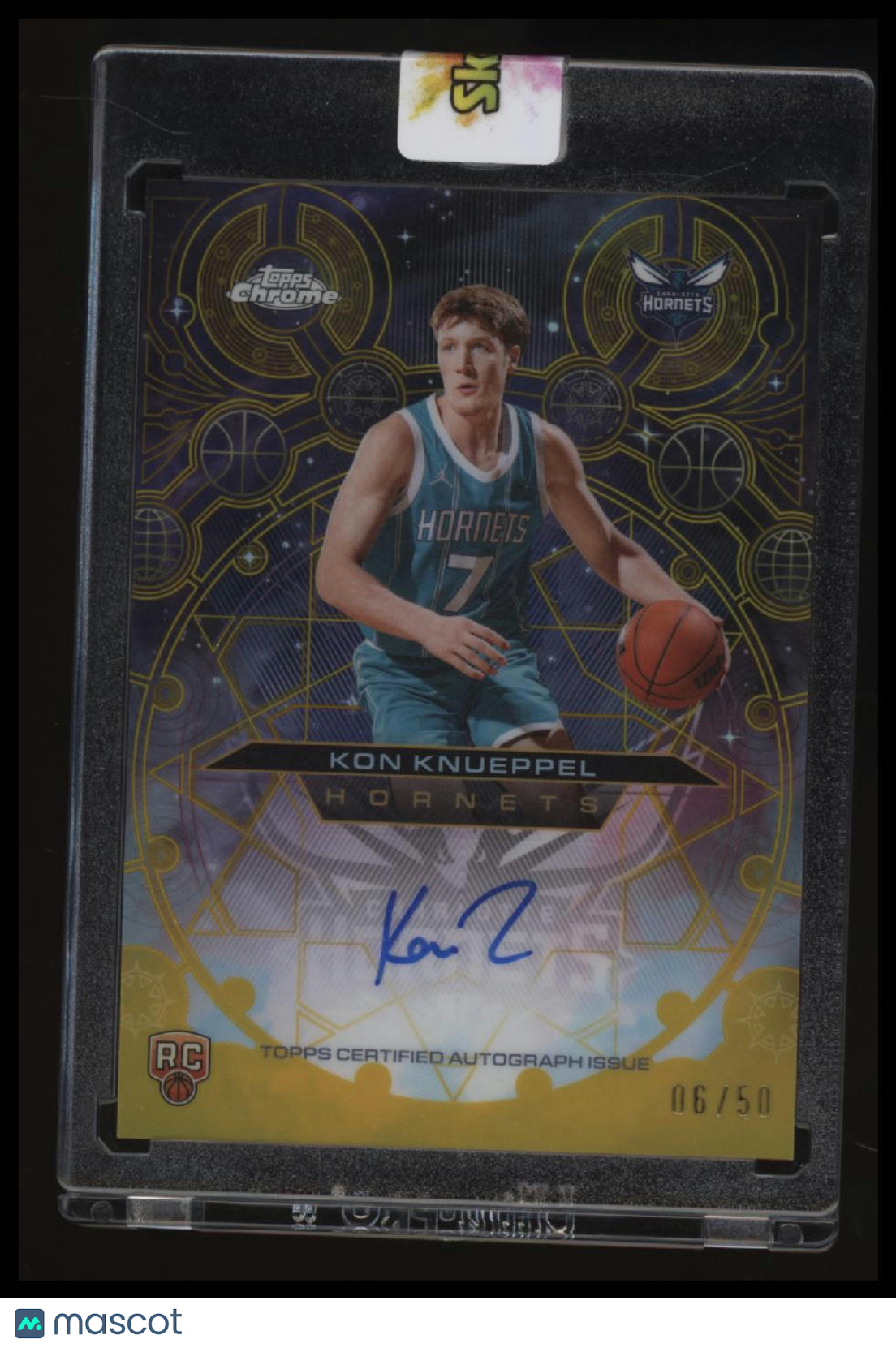 2025-26 Topps Chrome Kon Knueppel Chromographs Rookies Gold Refractor #/50