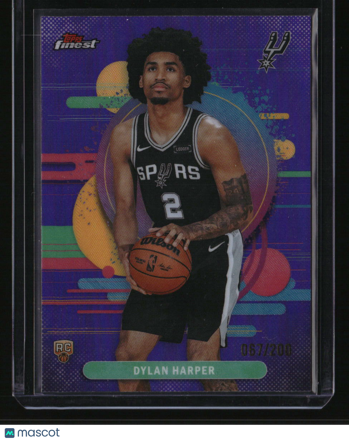 2025-26 Finest Dylan Harper Purple Refractor #/200 Uncommon