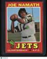 1971 Topps Joe Namath
