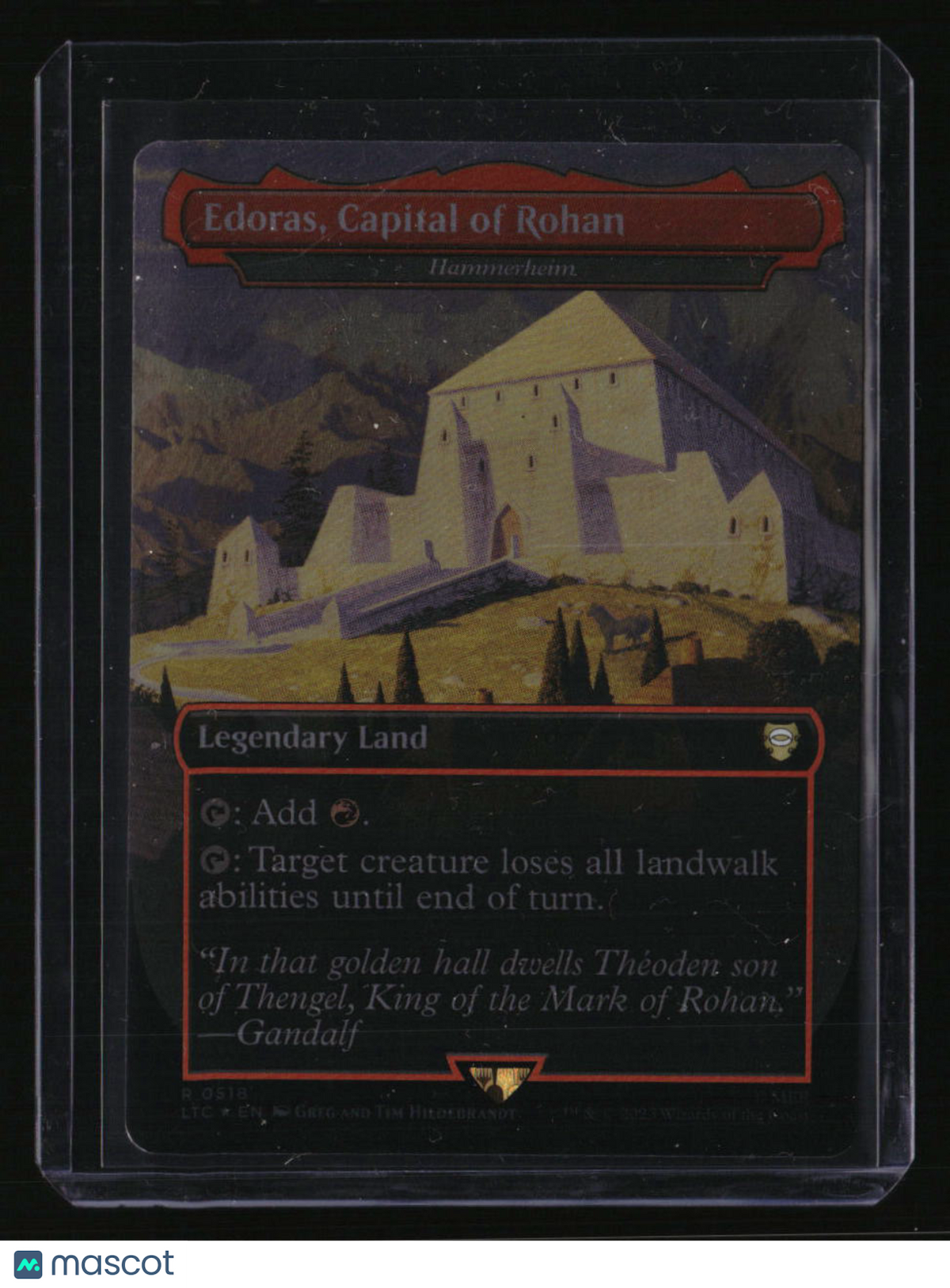 Commander: The Lord of the Rings: Edoras, Capital of Rohan Foil