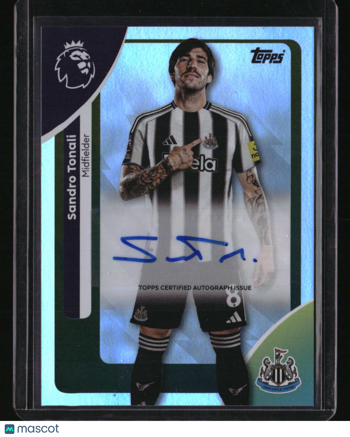 2025-26 Topps Premier League Sandro Tonali Autographs