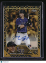 2023 Topps Gilded Collection Michael Toglia Chrome Gold Etch Auto Blue #/50