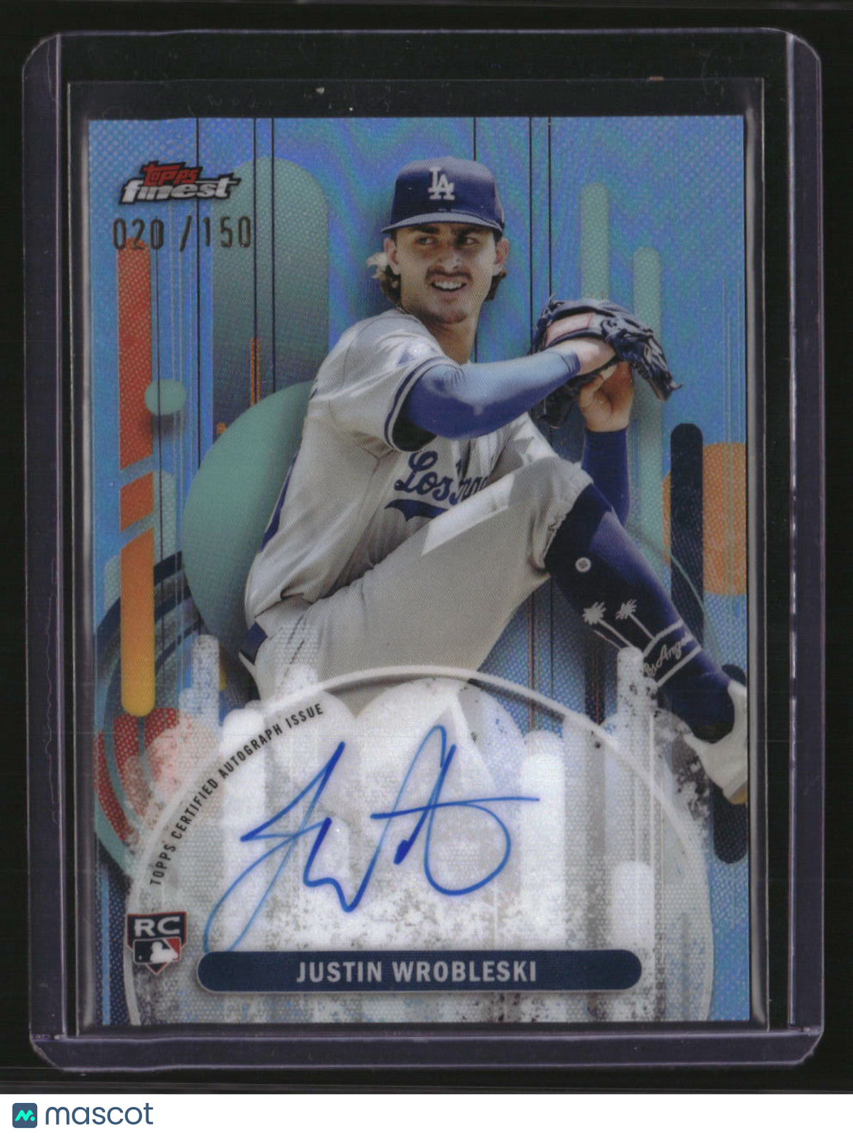 2025 Finest Justin Wrobleski Finest Autographs