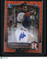 2025 Bowman Jancel Villarroel Chrome Prospects Auto Orange Wave Refractor #/25