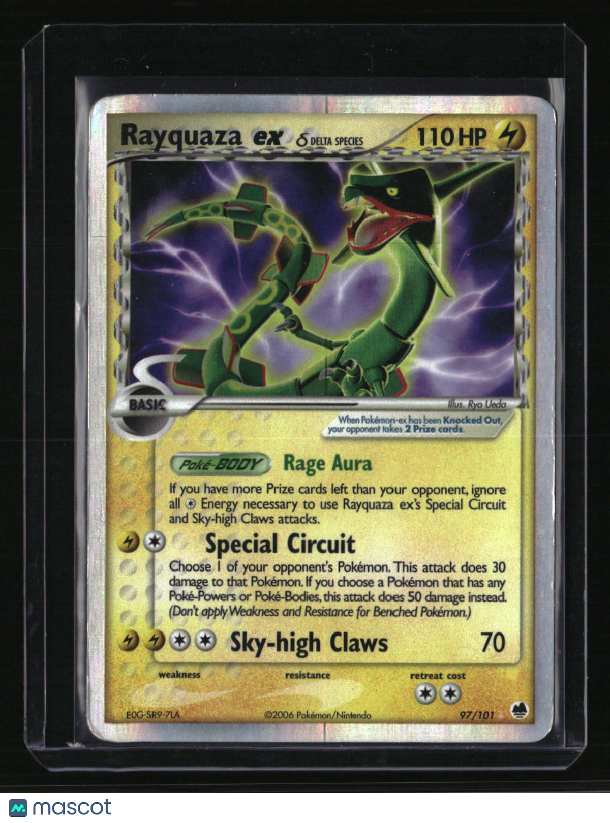 Dragon Frontiers Rayquaza ex (Delta Species)
