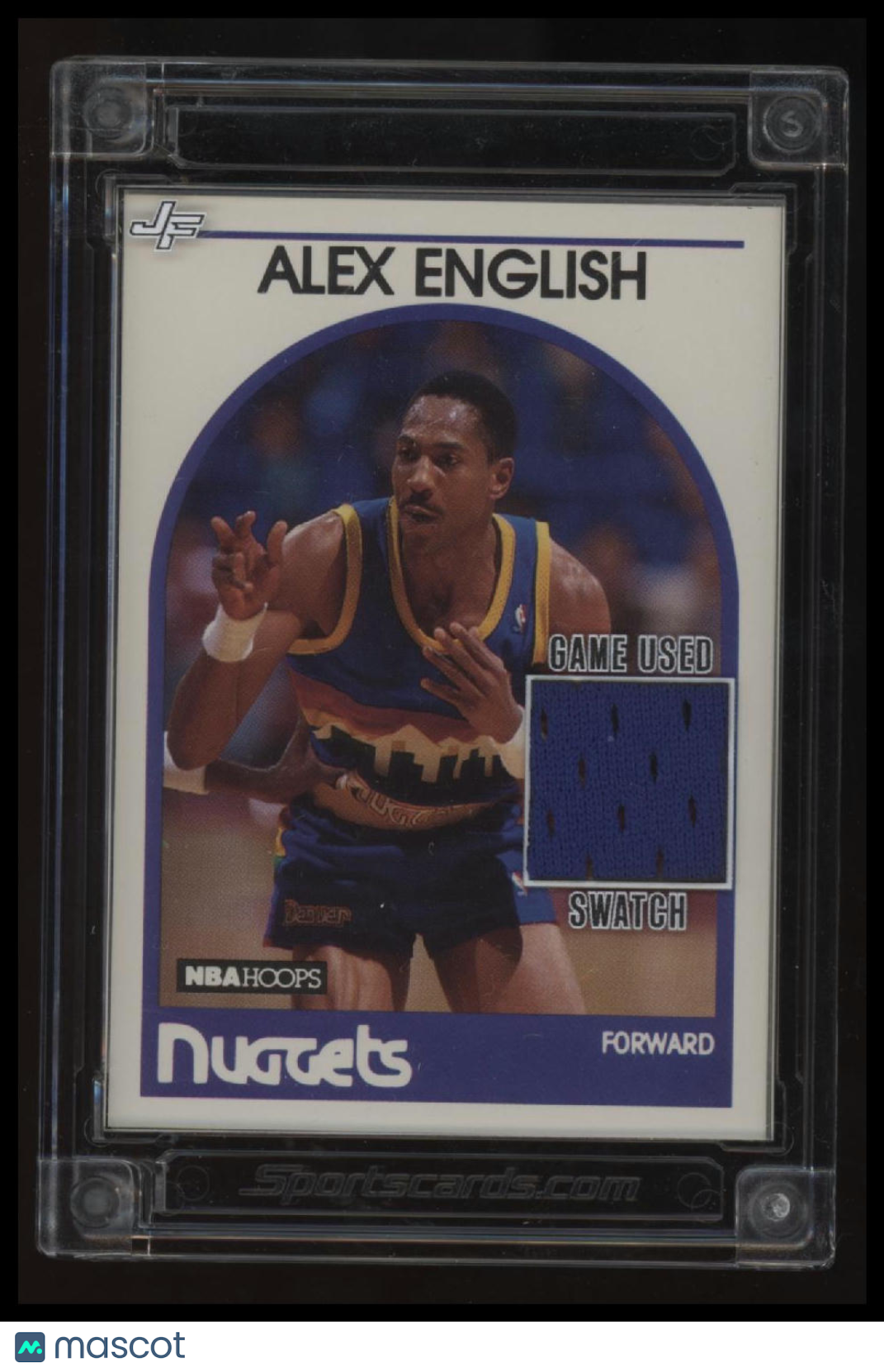 2025 Jersey Fusion Alex English Game Used Swatch