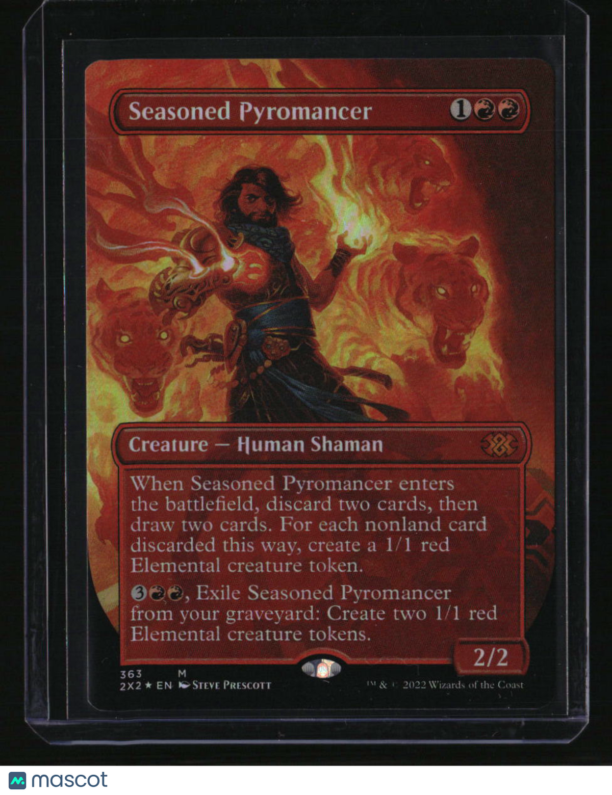 Double Masters 2022 Seasoned Pyromancer (Borderless) Foil