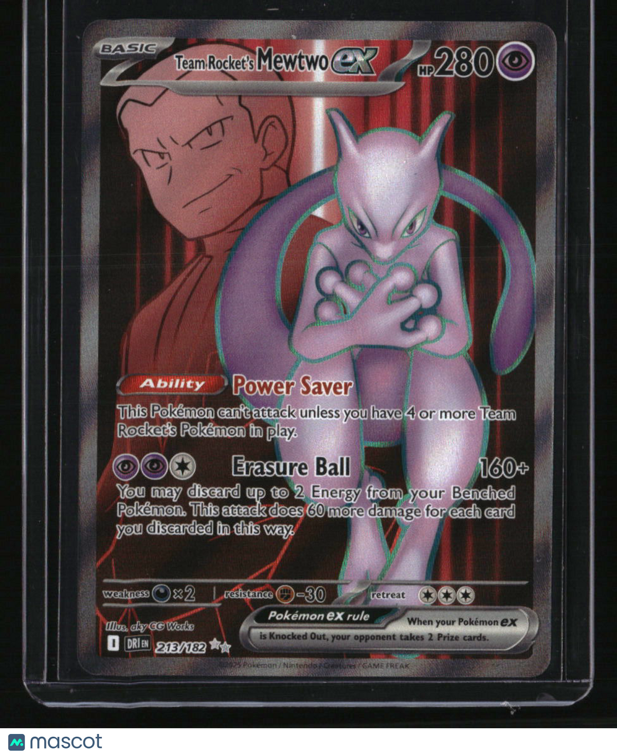 SV10: Destined Rivals Team Rocket's Mewtwo ex