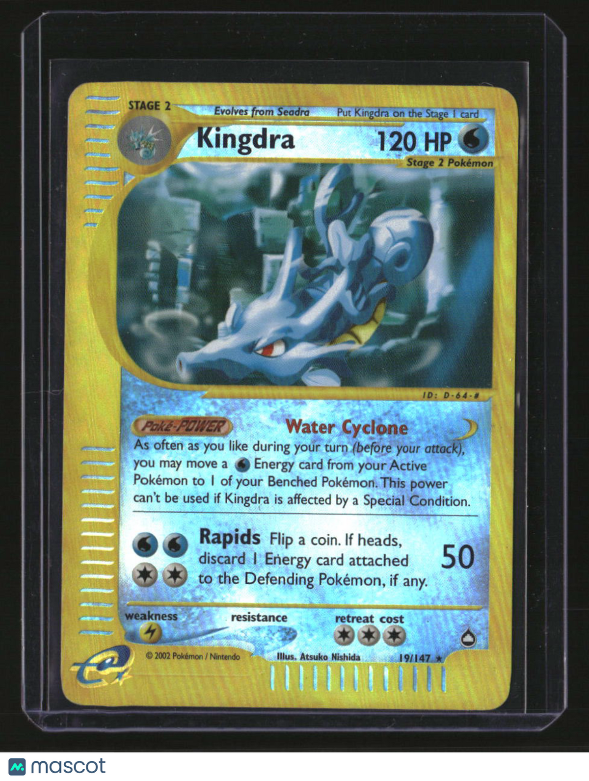 Aquapolis Kingdra (19) Reverse Holo