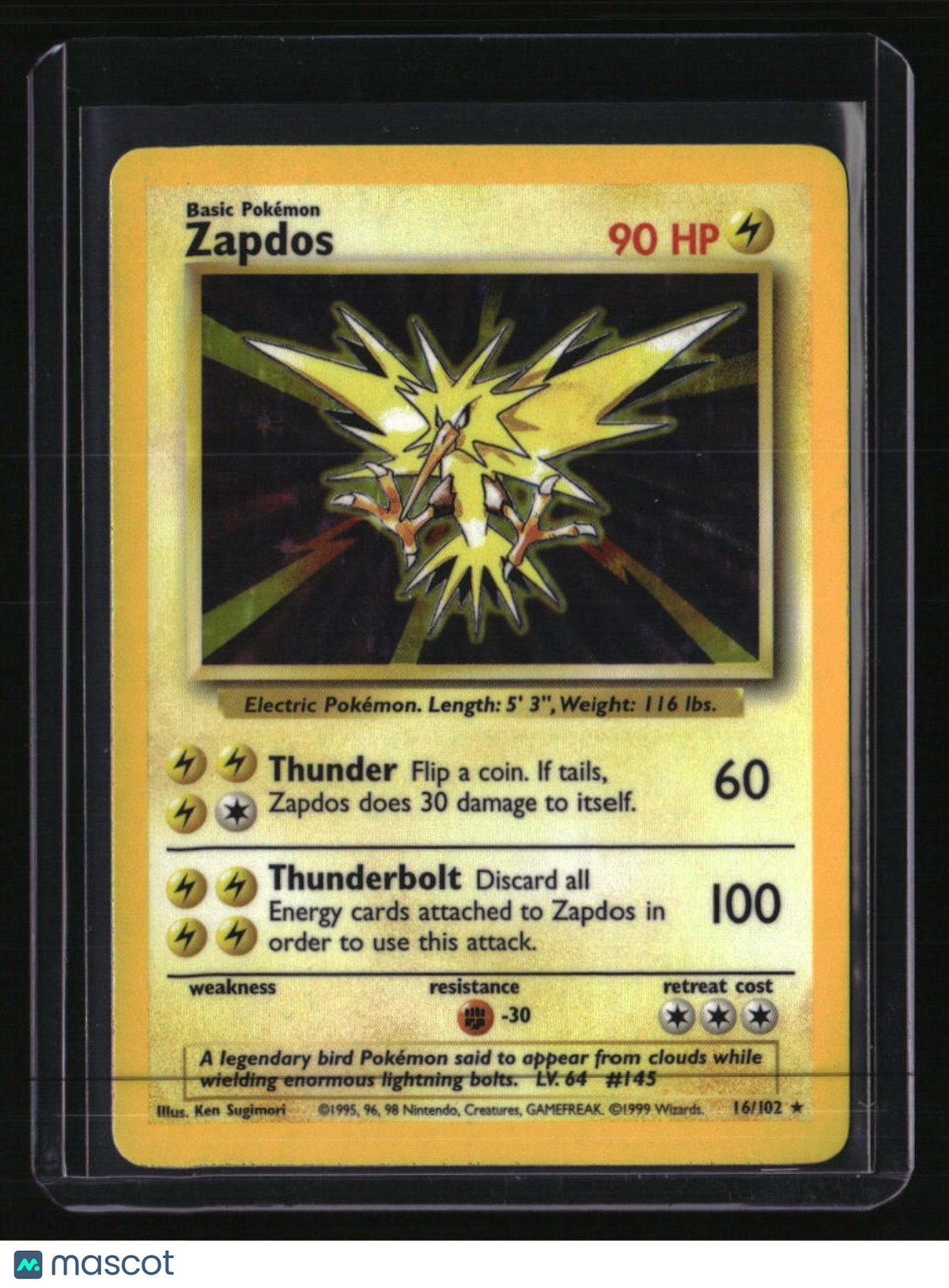 Base Set Zapdos