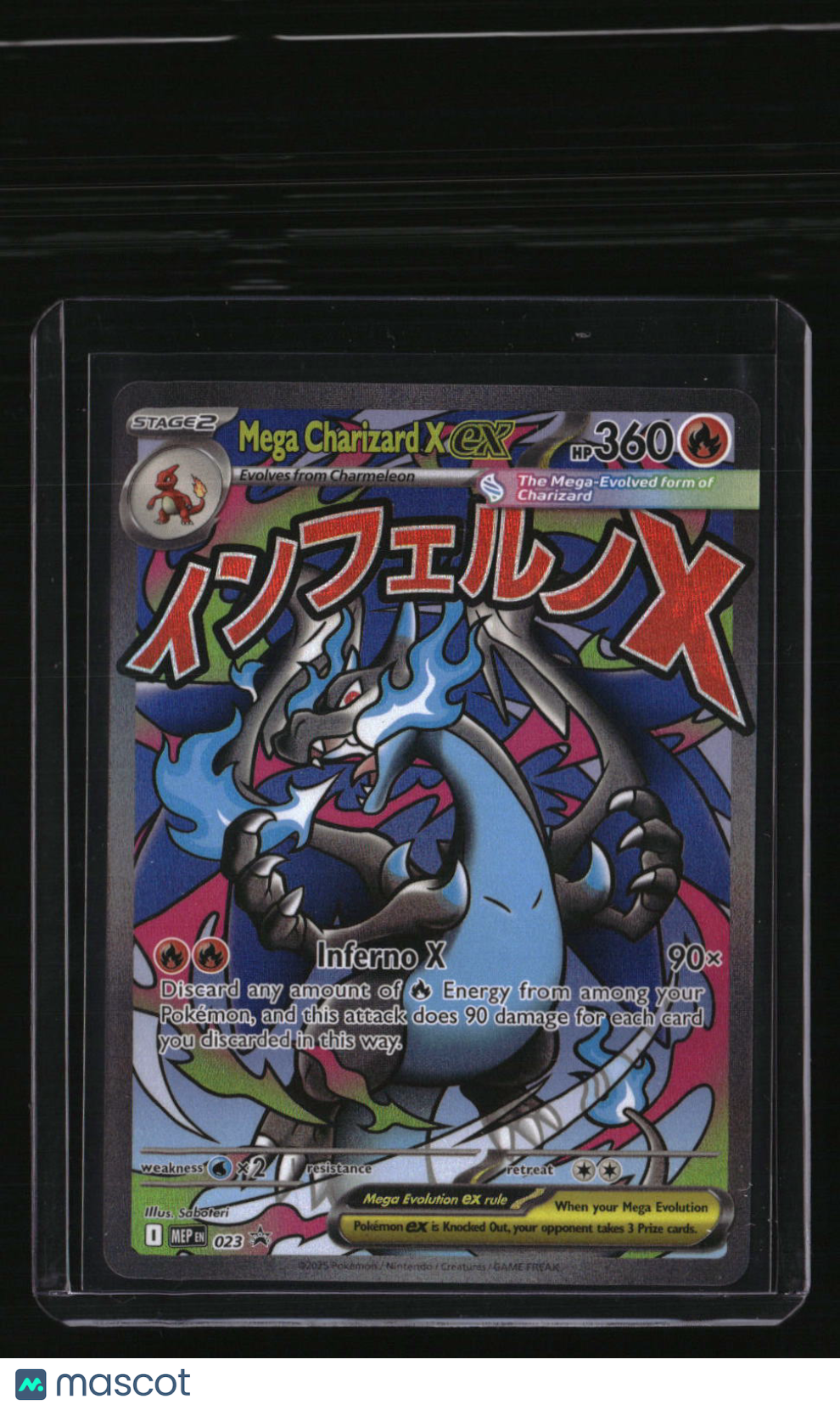 ME: Mega Evolution Promo Mega Charizard X ex