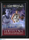 2025-26 Panini Origins EuroLeague Dimitris Diamantidis Maroon Auto #/115