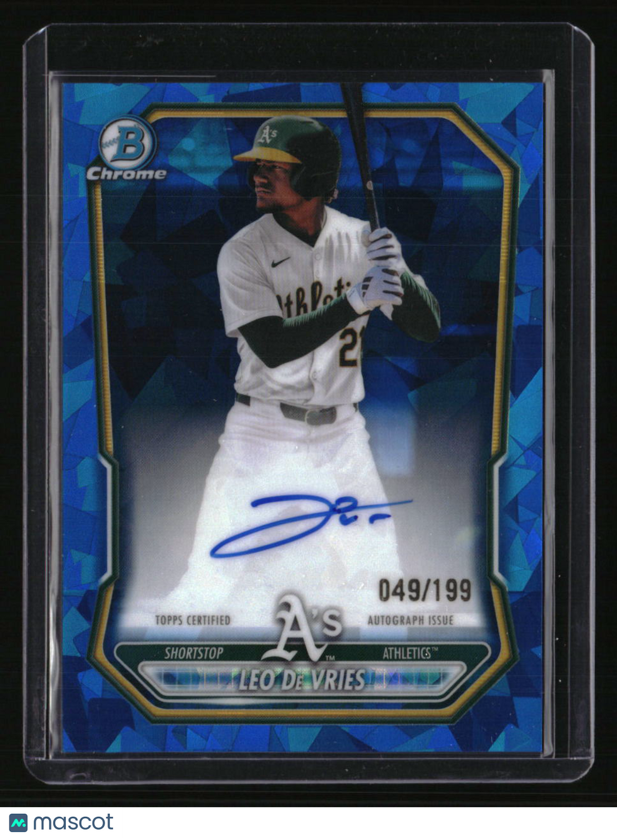 2026 Bowman Sapphire Edition Leo De Vries Prospect Auto #/199