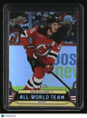 2025-26 Upper Deck Jack Hughes All-World Team Gold #/25