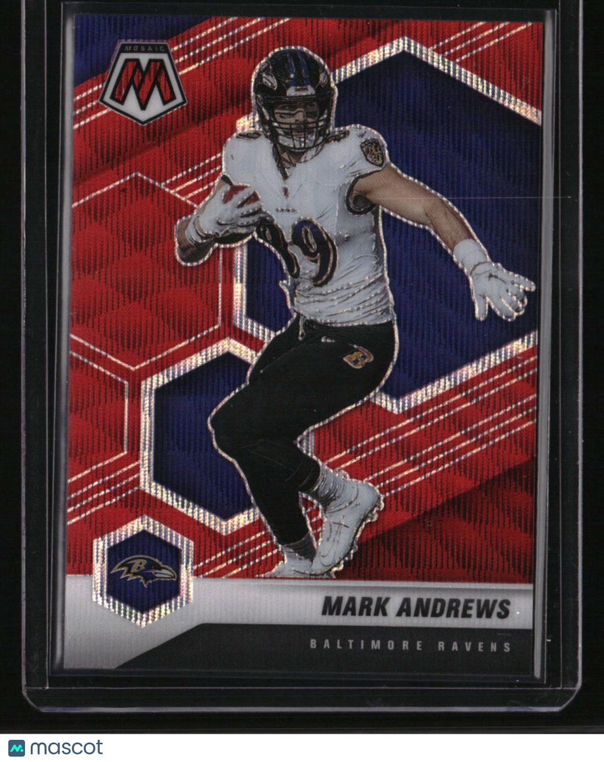 2021 Panini Mosaic Mark Andrews Prizm Red Wave #/9