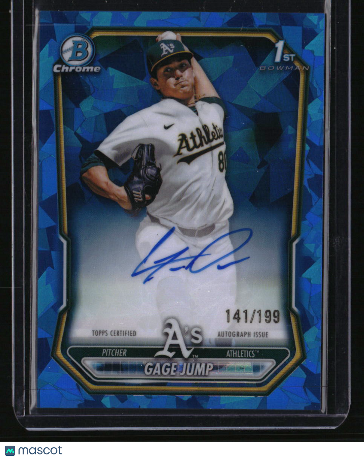 2026 Bowman Sapphire Edition Gage Jump Prospect Autograph #/199