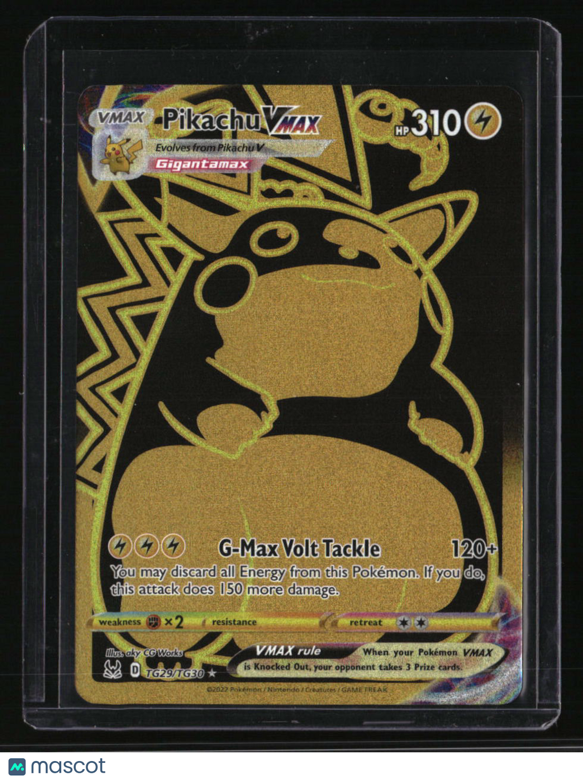 SWSH11: Lost Origin Trainer Gallery Pikachu VMAX (Secret)