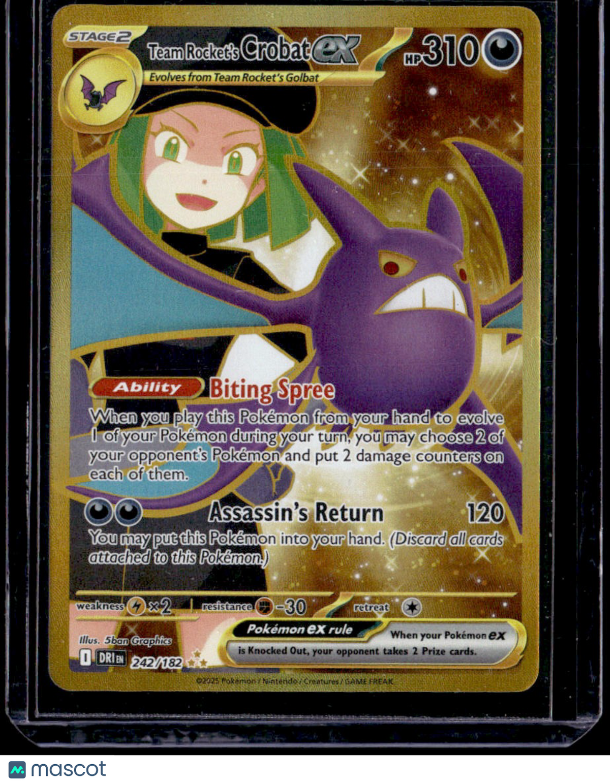 SV10: Destined Rivals Team Rocket's Crobat ex