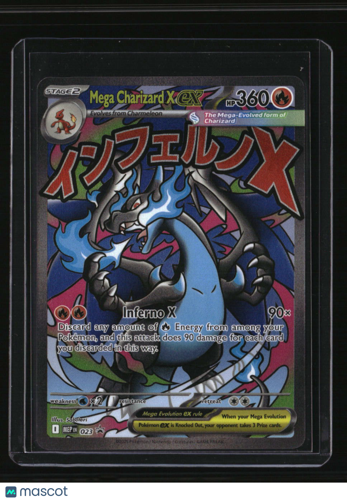 ME: Mega Evolution Promo Mega Charizard X ex