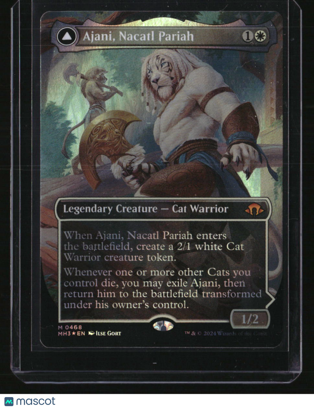 Modern Horizons 3 Ajani, Nacatl Pariah (Borderless) (Textured Foil)